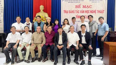 Bế mạc Trại sáng tác văn học nghệ thuật Bạc Liêu 2023 tại Đà Lạt