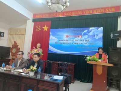 Hội nghị Tổng kết c&ocirc;ng t&aacute;c 2025, phương hướng v&agrave; nhiệm vụ năm 2026 của Trung t&acirc;m Hỗ trợ s&aacute;ng t&aacute;c văn học nghệ thuật