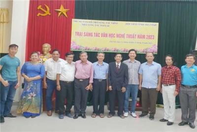 Khai mạc Trại sáng tác văn học nghệ thuật Trà Vinh 2023 tại Đại Lải