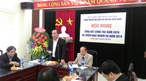 Hội nghị “Tổng kết công tác năm 2018 và triển khai nhiệm vụ năm 2019” của Trung tâm Hỗ trợ sáng tác văn học nghệ thuật